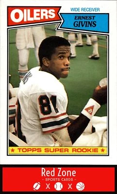 1987 Topps - #310 Ernest Givins RC NM Set Break. - Image 1 of 2