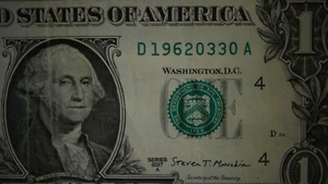 2017 A Series $1 Dollar Birthday Note Mar. 30, 1962 D19620330A - Picture 1 of 3