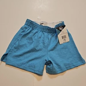 NWT Soffe Shorts Surf Blue Low Rise 3737GHT Youth Girls XS Brand New With Tags - Picture 1 of 6