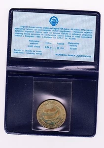 5000 Dinara 1989 ALIGNED SUMMIT Yugoslavia Belgrade - Uncirculated coin Set !!! - Picture 1 of 3