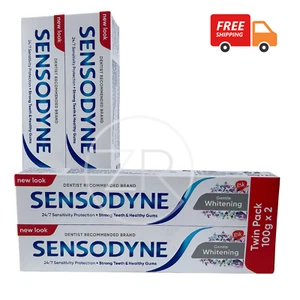 2 x100g Sensodyne Gentle Whitening Toothpaste Sensitivity Relief Healthy Gums - Picture 1 of 3