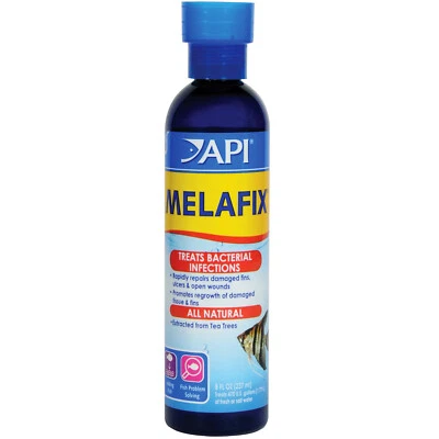 API MelaFix 8oz Natural Tea Tree Extract Anti-Bacterial Fish Infection Remedy - Image 1 of 2