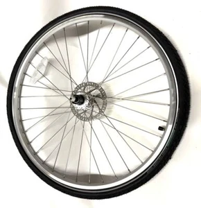 Road Bike Alloy Disc QR Rear Wheel 700c HG 11-12s135mm 36 Sp with Tire and Tube - Picture 1 of 6