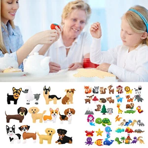 Kid Sewing Craft Kit Sewing Kits for Kids Felt Animals Children Birthday Gifts - Picture 1 of 17