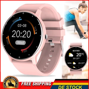 2025 Smartwatch Damen Herren für Android iOS Fitnessuhr Pulsuhr Schrittzähler - Zdjęcie 1 z 13