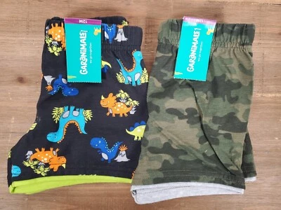 Lote de 2 PANTALONES CORTOS 12 Meses Dinosaurios y Camuflados Niños Garannimales NUEVO Foto 1 de 4