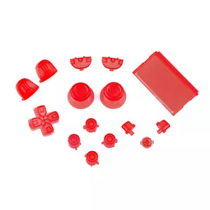 Sony PS4 Playstation 4 Full Button Set - Crystal Red - Picture 1 of 2