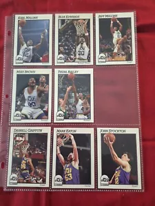 Utah Jazz NBA Hoops Series Basketball Team 8 Cards - Picture 1 of 6