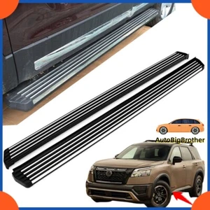 2PCS Running Boards Side Steps Nerf Bar Fits for Nissan Pathfinder 2022 2023 24 - Picture 1 of 6