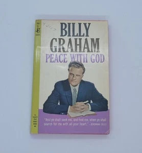 Peace with God by Billy Graham Pocket Books Vintage Paperback 21st Printing 1965 - Imagen 1 de 5