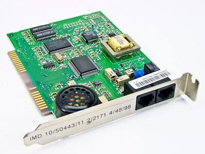 US Robotics 112504 8-Bit ISA 33.6k Internal Fax Modem Card - Image 1 of 4