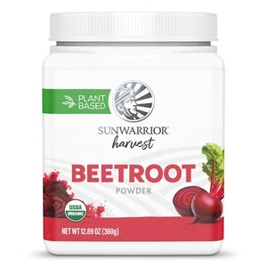 SUN WARRIOR HARVEST BEETROOT POWDER 360G (BEST BEFORE 09/05/24) - Picture 1 of 2
