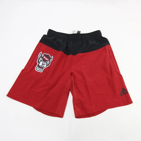 NC State Wolfpack adidas Athletic Shorts Men's Red/Black New Cover