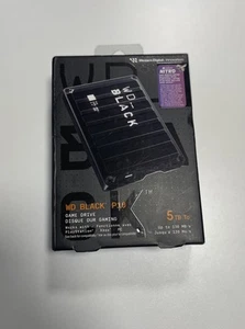 WD - BLACK P10 5TB External Game Drive USB 3.2 Gen 1 Portable HDD - Afbeelding 1 van 2