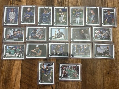 2025 Full 19 Card Seattle Mariners Golden Mirror Set - Cal Raleigh, Julio, etc. - Image 1 of 4