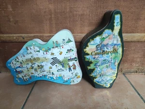 Alte Metalldose in Form der Bretagne und Korsika Sammlung Vintage selten  - Bild 1 von 4