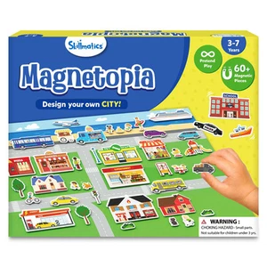 Skillmatics Creative Toy Magnetopia - Design Your City, Interactive Pretend... - Picture 1 of 9