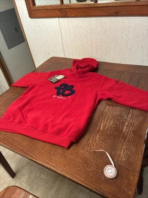 Sudadera con Capucha Fubu De Colección Para Hombres L Rojo Polar Suéter FB 90s Y2K Streetwear Hip-Hop Foto 1 de 4