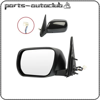 Espejo retrovisor lateral izquierdo negro función de alimentación para Suzuki Grand Vitara 2006-2014 Foto 1 de 4