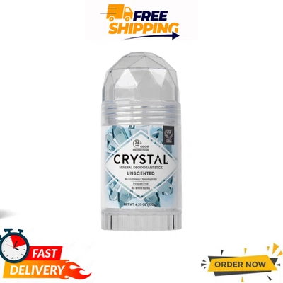 Piedra de Alumbre Desodorante Mineral Sin Perfume Elimina El Mal Olor No Mancha - Image 1 of 4