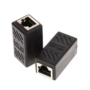 LAN Ethernet Network RJ45 Male to Female Connector Splitter Adapter Cable - Afbeelding 1 van 12