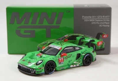 MINI GT TSM Porsche 911 GT3 R #77 IMSA 24h Daytona 2024 1/64 MGT00889-L - Immagine 1 di 3