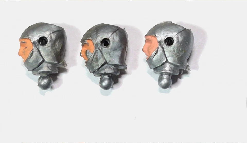 Vintage Britains Historic Series Swoppet Knights Heads 11/11 - Image 1 of 1