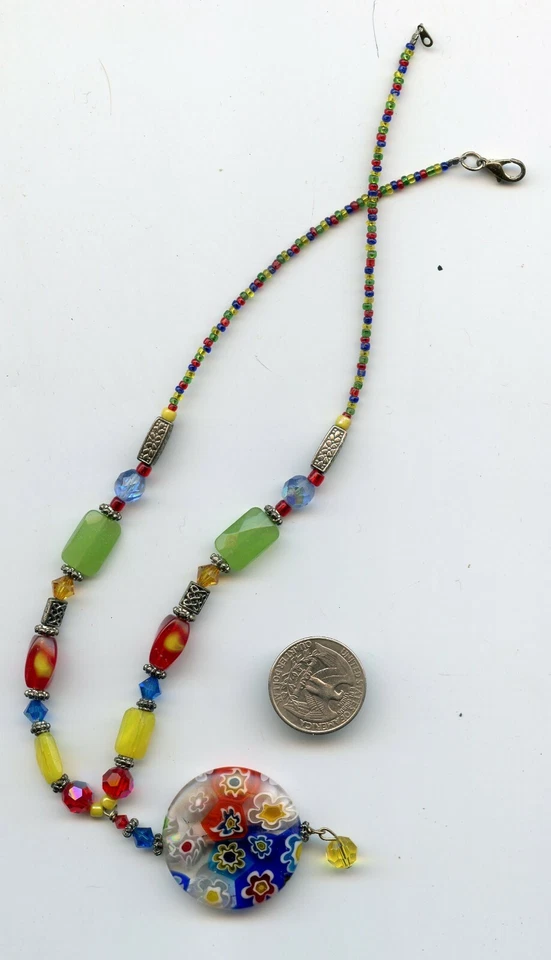 Collar Cristal Millifiori Multicolor N901 Foto 1 de 1