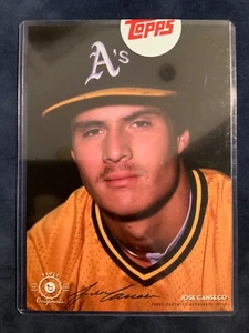 2015 Topps Vault Originals Certified Autograph 5x7 - Jose Canseco. 80/99 - Picture 1 of 2