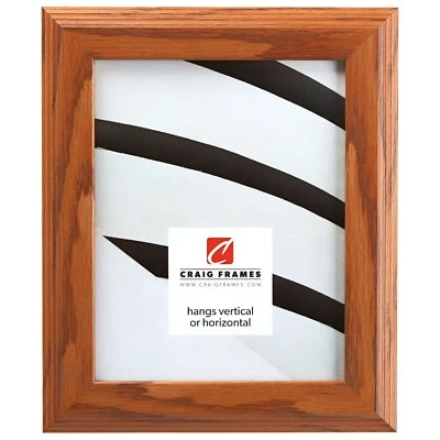 Craig Frames Mossehaus, 1.5 Inch Wide Traditional Honey Oak Picture Frame - Image 1 of 4