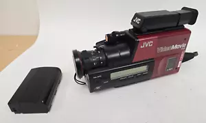 JVC GR-25U Red Video Camera Camcorder Vintage No Charger UNTESTED - Picture 1 of 12