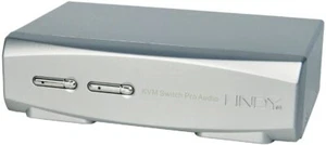 Commutateur clavier/vidéo/souris Lindy 39304 (KVM) argent - Photo 1/2