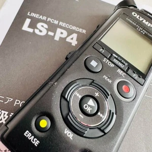 OLYMPUS Linear PCM recorder LS-P4 / High−Res Record / black / used - Picture 1 of 5