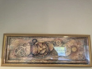 Arnold Iger art print very similar to “Solar Presence” framed 10/3/1998 13X37.5” - Picture 1 of 16