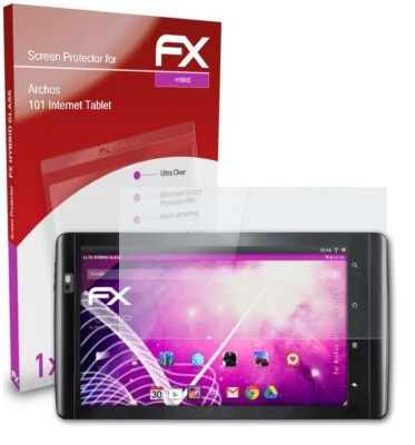 atFoliX Pellicola Vetro per Archos 101 Internet Tablet 9H Armatura di protezione - Immagine 1 di 4