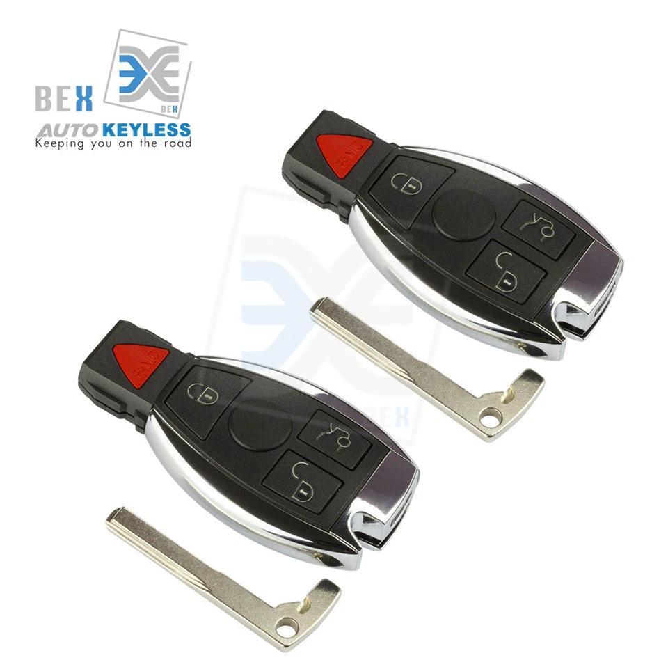 2 Remote Key Fob Fits IYZDC07 IYZ3312 Mercedes-Benz SLK280 SLK320 SLK350 SLK230  - Image 1 of 3