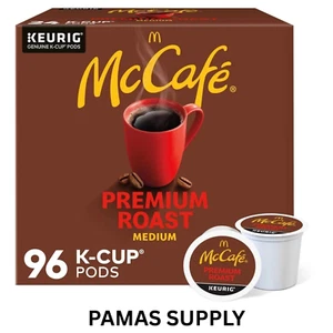 McCafe, Premium Roast Coffee, Keurig Single Serve K-Cup Pods, 96 Count/ New - Picture 1 of 1