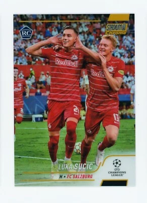 2021-22 Luka Sucic Topps Stadium Club Chrome Gold Refractor Leipzig Rookie 31/50 - Image 1 of 3