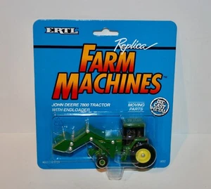 Ertl replica macchine agricole 1/64 pressofuse nuove con scatola - caricatore finale trattore John Deere 7800 - Foto 1 di 6