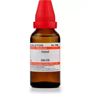 Dr Willmar Schwabe India Cresol 200 CH Dilution 30 ml w776 - Picture 1 of 5