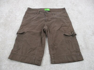 Шорты женские Kuhl 10 коричневые брызги карго карман для походов на открытом воздухе хлопок 32x12 - Изображение 1 из 4
