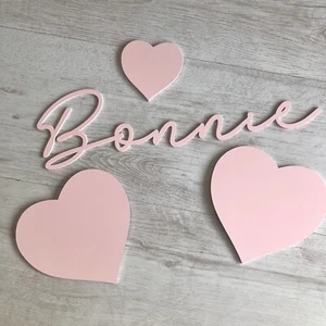 NAMES & SHAPES ONLY For Wooden Personalised Children's Toy Box - Picture 1 of 12