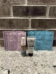 6 Pureology HYDRATE Sheer & Strength Cure Packets + 21 Benefits + Top Coat Gloss - Picture 1 of 1