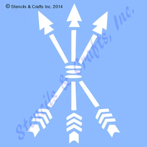 5" PFEILE SCHABLONE WESTERN SOUTHWESTERN ARROW CRAFT COLOR ART PAINT TEMPLATE NEU - Bild 1 von 1