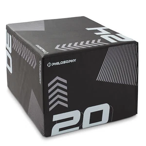 3 in1 Plyo Jumping Box 20x24x30 Soft Foam Plyometric Training Exercise Squat Box - Picture 1 of 6