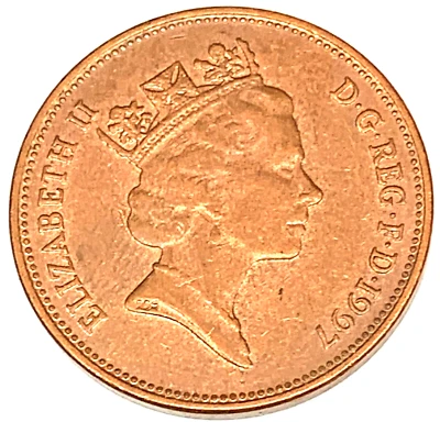 # C2919  GREAT BRITAIN     COIN,     TWO PENCE   1997 - Image 1 of 2