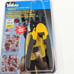 Ideal Telephone/Data Cable Splice Repair Kit Electronics #33-719 25 Connectors - Picture 1 of 9