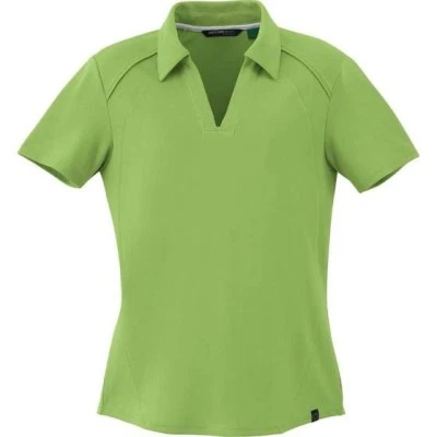 North End Sport ecoWomen Recycled Polyester Performance Pique Polo Cactus Gren M - Image 1 of 4