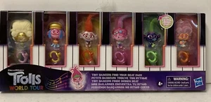 Trolls World Tour Tiny Dancers Find Your Beat Pack 6 PC Set Hasbro Dreamworks - Picture 1 of 2