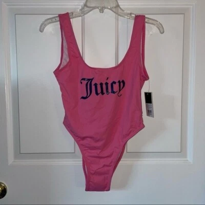 Nuevo Juicy Couture Logotipo Repujado Una Pieza Pequeño Foto 1 de 4